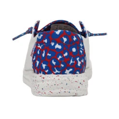 Hey Dude® Ladies Wendy Leo Americana Slip On Shoes 121412171 -Ariat Style 121412171 WENDY LEO AMERICANA LEFT 5