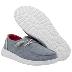 Hey Dude® Ladies Wendy Chambray Braid Indigo Slip On Shoes 121415704 -Ariat Style 121415704 2 f7e1e379 f78a 4f48 a2b8 dd774a791a92