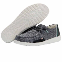 Hey Dude Ladies Wendy Sox Sparkling Black Shoes 121924957 -Ariat Style 121924957 WENDY SOX SPARKLING BLACK 03