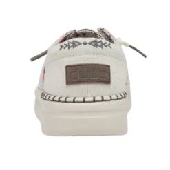 Hey Dude Ladies Wendy Rise Boho White Slip On Shoe 121940213 -Ariat Style 121940213C