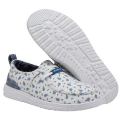 Hey Dude Ladies Wendy Bandana Patterned Slip On Shoe 122280231 -Ariat Style 122280231 WENDY ZIG ZAG BLOCK BANDANA LEFT 31