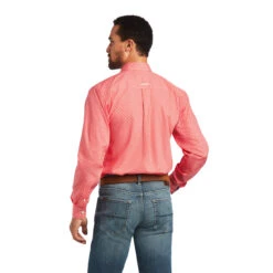 Ariat Men's Wrinkle Free Nathan Red Button Down Shirt 10040542 -Ariat Style 1280 A1KCQHqifPz01osq