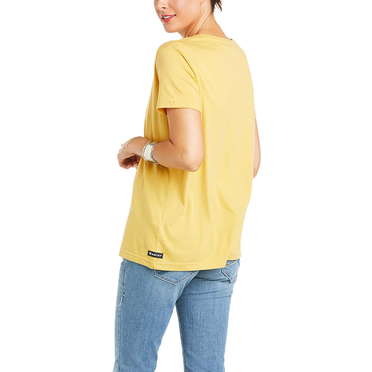 Ariat Ladies Element Local Honey Short Sleeve T-Shirt 10035203 2 Ariat Ladies Element Local Honey Short Sleeve T-Shirt 10035203 - Image 2