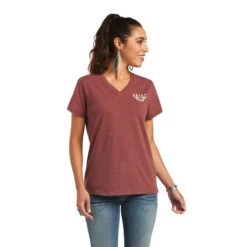 Ariat® Ladies R.E.A.L™ Longhorn Roasted Russet T-Shirt 10040621 10 Ariat® Ladies R.E.A.L™ Longhorn Roasted Russet T-Shirt 10040621 -Ariat Style 1280 MFvEWN69VU8991ua