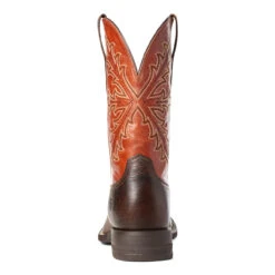 Ariat Men's Qualifier Wicker & Orange Boom Boots 10035900 -Ariat Style 1280 gPIk14Mr2Kq0