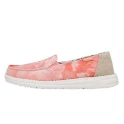 Hey Dude Ladies Lena Tie Dye Peach Slip On Shoes 121955507 -Ariat Style 128234 DEFAULT m 1