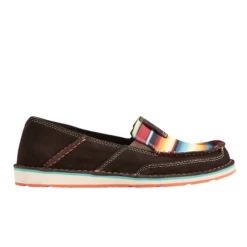 Ariat® Ladies Cruiser Chocolate Fudge Red Serape Print Shoes 10021153 -Ariat Style 1526322647Untitled