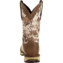 Durango Men's Rebel Desert Camo Dusty Brown Square Toe Boots DDB0166 -Ariat Style 1529680985DDB0166 4 EXTRALARGE