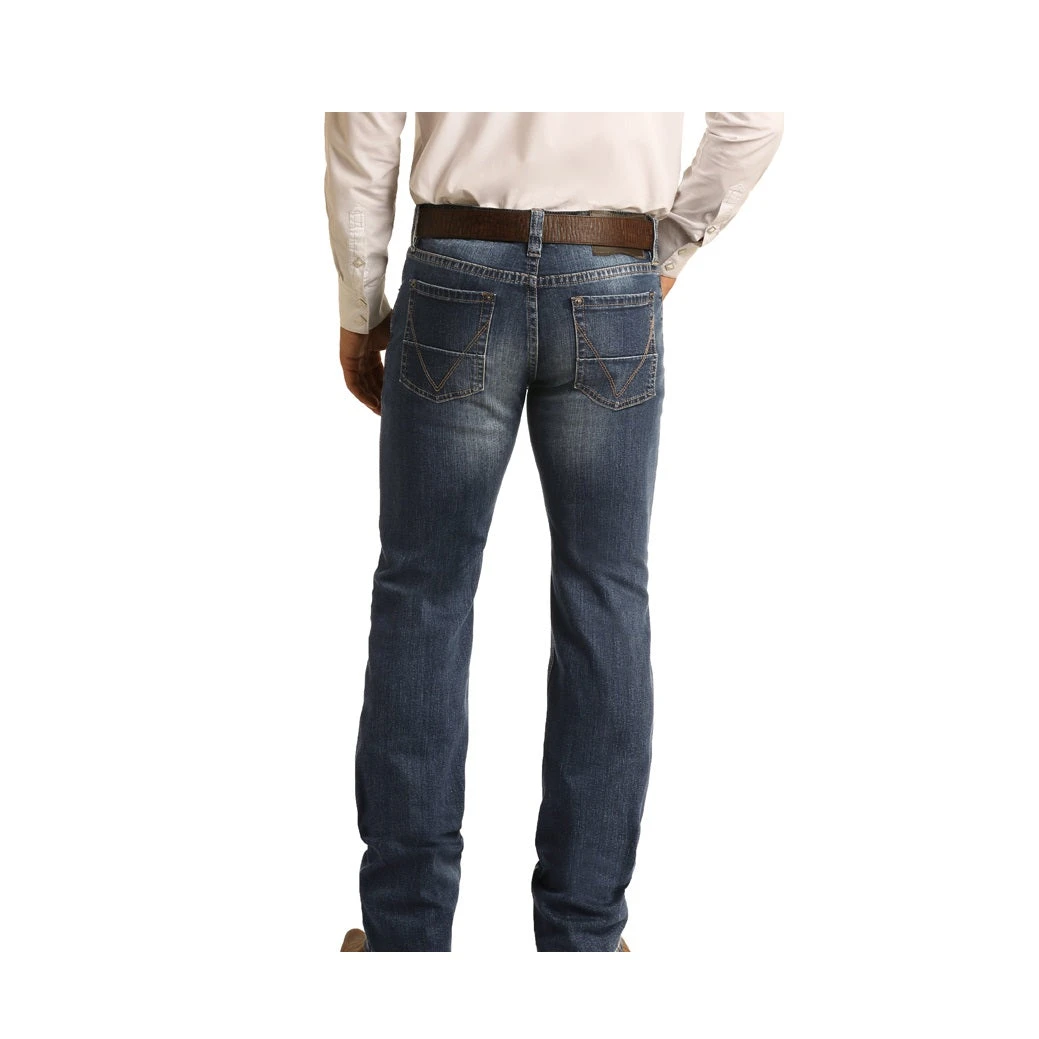Rock & Roll Denim Mens Reflex Pistol Jeans M1P6204 1 Rock & Roll Denim Mens Reflex Pistol Jeans M1P6204