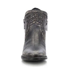 Circle G By Corral Ladies Shortie Black/Grey Cutout Bootie Q0001 -Ariat Style 1 471942f2 45b2 43a3 b9a9 397c7d03dc07