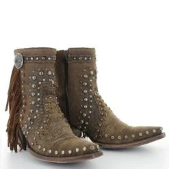 Double D Ranch By Old Gringo Boogie Brown Studs Fringe Boots DDBL022-1 -Ariat Style 1 8f99db38 4402 4e92 ab5c ea7539754a4a