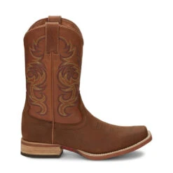 Justin Men's Cowman Cognac Brown Western Boots 7314 -Ariat Style 2000292197 235 P2