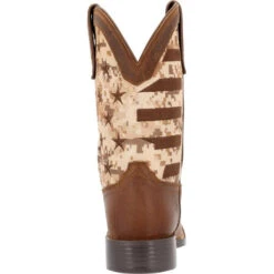 Durango Men's Brown Flag Pattern 11" Western Boots DDB0397 -Ariat Style 20210623094852 ee6d154f me