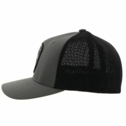 Hooey® Men's Cheyenne 5-panel Charcoal & Black Flexfit Cap 2244CHBK 7 Hooey® Men's Cheyenne 5-panel Charcoal & Black Flexfit Cap 2244CHBK -Ariat Style 2244CHBK 2