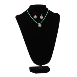 Blazin Roxx® Ladies Sunflower Turquoise Necklace & Earring Set 3052133