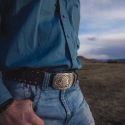 Montana Silversmiths® Gunmetal Western Celtic Knot Buckle 33210MA -Ariat Style 33210MA mod