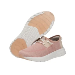 Hey Dude® Womens Wendy Sirocco Shell Pink Slip On Shoes 40148-1LA 8 Hey Dude® Womens Wendy Sirocco Shell Pink Slip On Shoes 40148-1LA -Ariat Style 40148 1lad