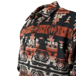 Outback Trading Company® Men's Hudson Aztec Burnt Red Shirt Jacket 42720-BNR 8 Outback Trading Company® Men's Hudson Aztec Burnt Red Shirt Jacket 42720-BNR -Ariat Style 42720 BNRb