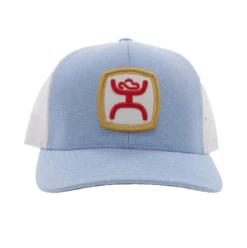 Hooey Men's Zeneith 6-panel Blue & White Trucker Cap 2224T-BLWH -Ariat Style 54tywtgsgs