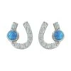 Montana Silversmiths Lightfoot Horseshoe Earrings ER3394