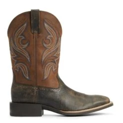 Ariat Men's Sport Knockout Distressed Brown Western Boots 10033982 -Ariat Style 57 117a43f2 5fff 45dd b7cd 863a25442c8d