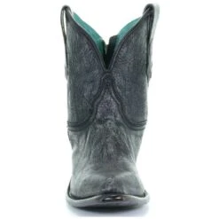 Corral Boots Corral Ladies Distressed Snip Toe Black Ankle Boots A3243 -Ariat Style 57 153d678c 17f8 49ec 84dd f63584e4a8de