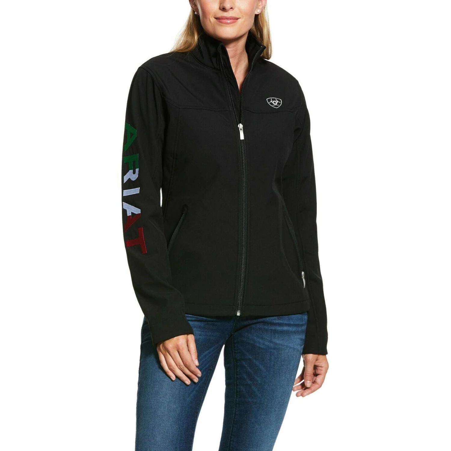 Ariat® Ladies Global Mexico Softshell Jackets 10031428 1 Ariat® Ladies Global Mexico Softshell Jackets 10031428