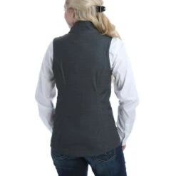Cinch Ladies Concealed Carry Grey Printed Bonded Vest MAV9882004 6 Cinch Ladies Concealed Carry Grey Printed Bonded Vest MAV9882004 -Ariat Style 57 3bcf3bff c022 45d6 b92d 17fc37ce0e97