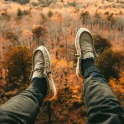 Hey Dude Men's Wally Canvas Nut Shoes 110061600 -Ariat Style 57 40987328 dd9a 427e 80d4 c65af10a15d5