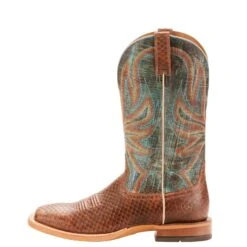 Ariat® Men's Range Boss Diamondback Tan & Cool Blue Boots 10025114 -Ariat Style 57 436b940b c8db 4a24 b809 9199cea2e8ac