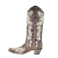 Corral Boots Corral Ladies Sweety Lisa Tobacco Studs Floral Embroidery Crystals Boots A3572 -Ariat Style 57 52ccee8a 4196 4a5d b654 103b0c821017