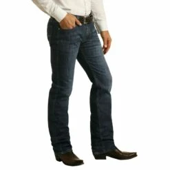 Rock & Roll Denim Men's ReFlex Revolver Slim Straight Jeans M1R6205 -Ariat Style 57 54b192d9 593a 4e52 a174 208e82bb9fb6