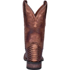 Dan Post Men's Brown Snake Skin Print Square Toe Boots DP4526 -Ariat Style 57 5ce4b305 7c73 46bf ad69 5d593914f131