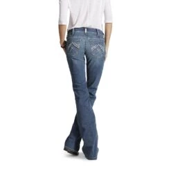 Ariat® Ladies R.E.A.L Mid Rise Whipstitch Boot Cut Jeans 10016202