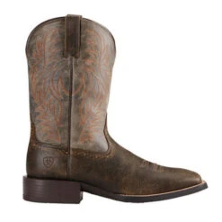 Ariat Men's Sport Western Brooklyn Brown/Ashes Boots 10019958 -Ariat Style 57 633eeb8d e3ed 4374 9a30 f4db420f6492