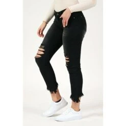 Grace In L.A. Ladies Mid Rise Distressed Skinny Jeans EN9400 -Ariat Style 57 725e594c e158 4fc2 822e a133b6cf7378