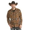 Powder River Outfitters Men's Aztec Jacquard Shirt Jacket 92-2687