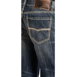 Rock & Roll Denim Men's Double Barrel Relaxed Straight Jeans M0S1437 -Ariat Style 57 7b8596a7 01d6 49ef ad8e 8affc78ff5d8
