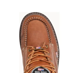 Carolina® Men's 6" Domestic Moc Steel Toe Work Boots CA7503 -Ariat Style 57 80bb4f91 c8ac 4b35 b478 4a0a97a3cf0b