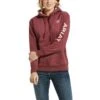 Ariat® Ladies R.E.A.L Arm Logo Fig Galaxy Hoodie 10033546