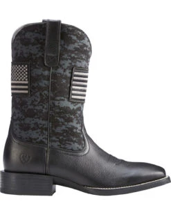 Ariat® Men's Black Sport Patriot Square Toe Boot 10023361 -Ariat Style 57 8f3162b5 830e 4bdc 93e8 793f87456685