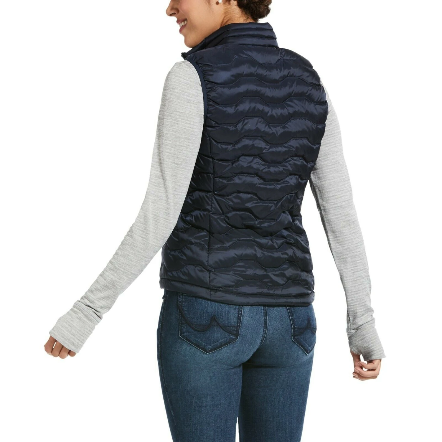 Ariat® Ladies Ideal 3.0 Down Insulated Navy BlueVest 10032646 2 Ariat® Ladies Ideal 3.0 Down Insulated Navy BlueVest 10032646 - Image 2