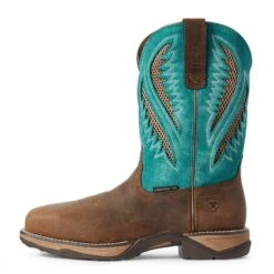Ariat® Ladies VentTEK™ Turquoise Composite Toe Work Boots 10031663 -Ariat Style 57 9b50577e 1e33 4155 ba9f 4ae5f4606313