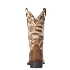 Ariat® Ladies Round Up Patriot Brown Sand Camo Flag Boots 10023368 -Ariat Style 57 9fd89d15 bea0 4039 81f4 872b5cdc3b79
