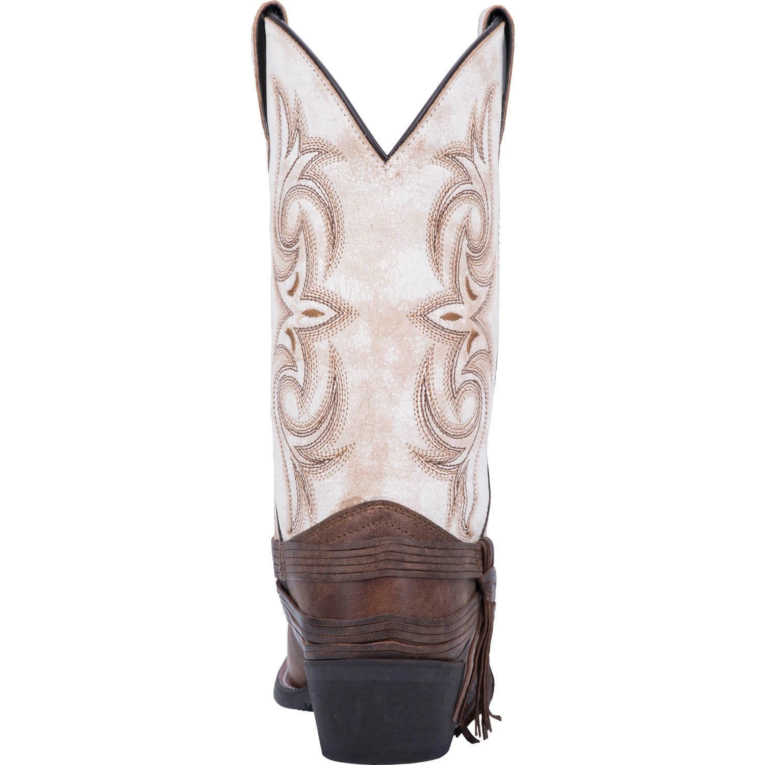 Laredo Ladies Myra Brown & Sand White Western Boots 51091 6 Laredo Ladies Myra Brown & Sand White Western Boots 51091 - Image 6