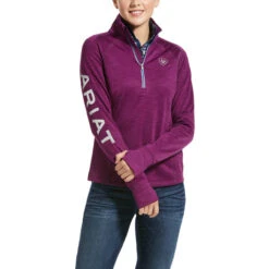 Ariat® Ladies TEK Team Imperial Violet 1/2 Zip Sweatshirt 10032708