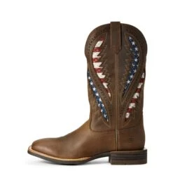 Ariat® Men's Quickdraw VentTEK® Brown Patriotic Flag Boots 10027165 8 Ariat® Men's Quickdraw VentTEK® Brown Patriotic Flag Boots 10027165 -Ariat Style 57 c4b2f287 7033 4147 9749 5233144265f3