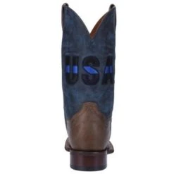 Dan Post Men's Thin Blue Line American Flag Square Toe Boots DP4515 -Ariat Style 57 cb9b1b47 75d3 4351 bbb1 fc87c4aae350