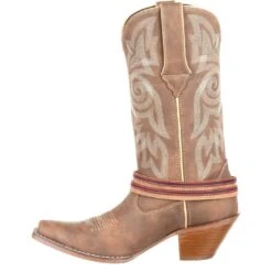 Durango Ladies Khaki Flag Accessory Shank Strap Western Boots DRD0208 -Ariat Style 57 e225ba12 c208 417f 95d8 f412c1cc498d