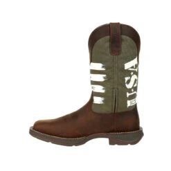 Durango Men's Rebel Army Green USA Print Square Toe Boot DDB0313 -Ariat Style 57 f166cede 1b90 4a58 8fe8 16393b507905